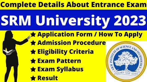 srm university application form 2023.